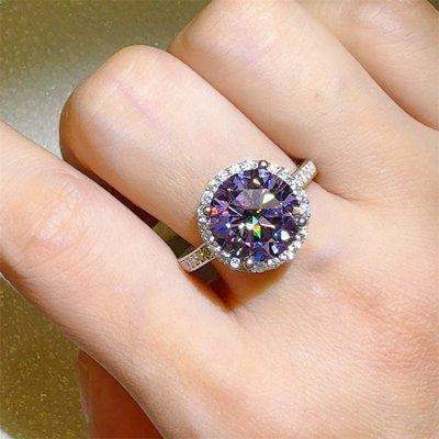 3 Carat Moissanite Zircon 925 Sterling Silver Ring - Aesthetic Haven