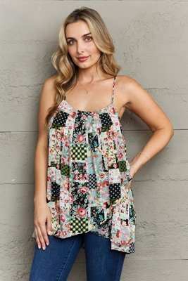 Ninexis Hang Loose Tulip Hem Cami Top - Aesthetic Haven