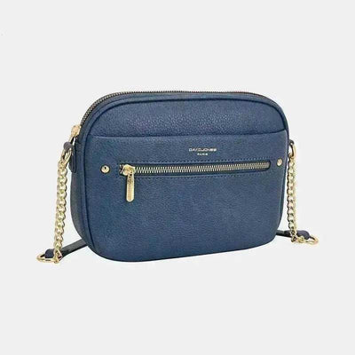 David Jones Chain Detail Small Crossbody Bag - Aesthetic Haven