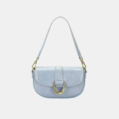 David Jones PU Leather Shoulder Bag - Aesthetic Haven